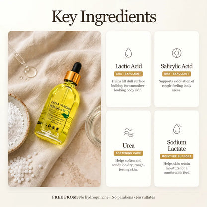 Yellow Peeling Oil: Body Hyperpigmentation Treatment | Fade Dark Spots